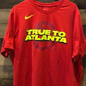 Nike True To Atlanta dri fit Hawks tee